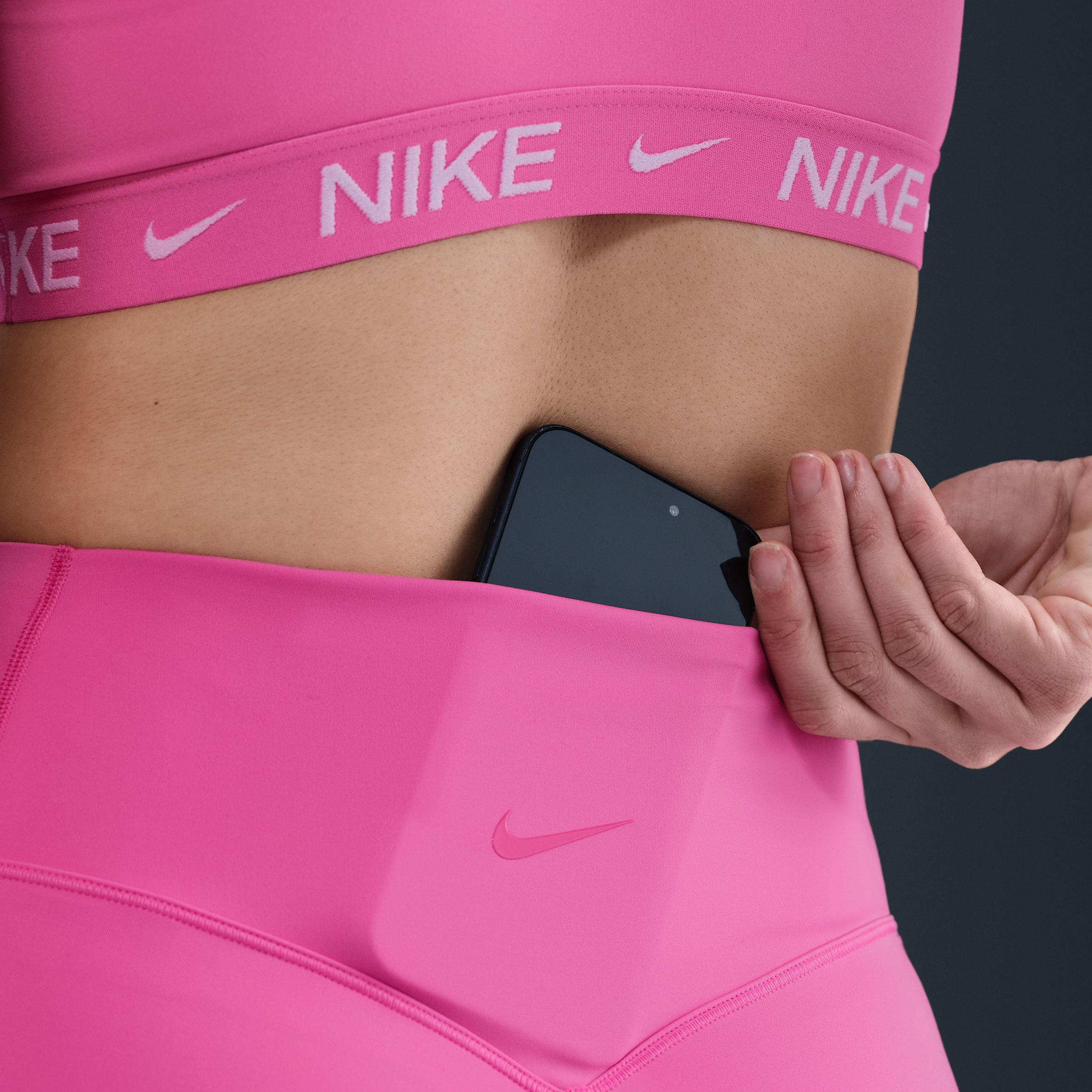 Nike Womens Universa High-Waisted 8 Biker Shorts with No Front Seam | HQ6823-675 Product Image