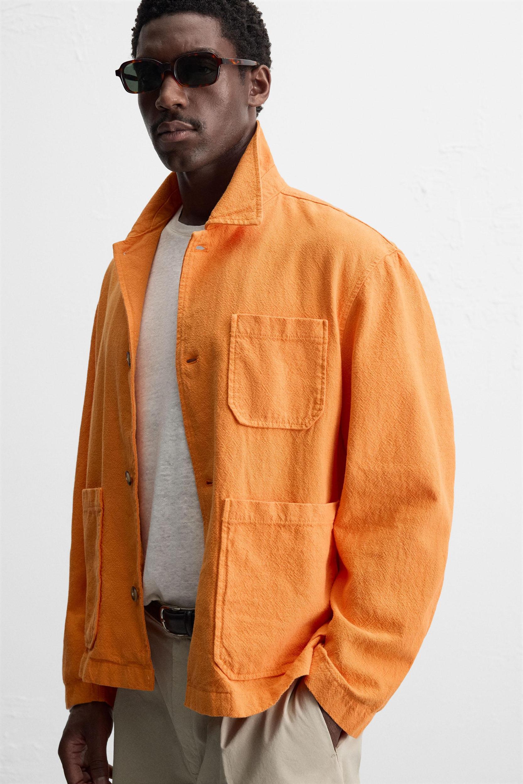 LINEN - COTTON OVERSHIRT Product Image