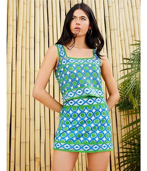 Chelsea & Violet Blossom Crochet Mini Coordinating Skirt Product Image