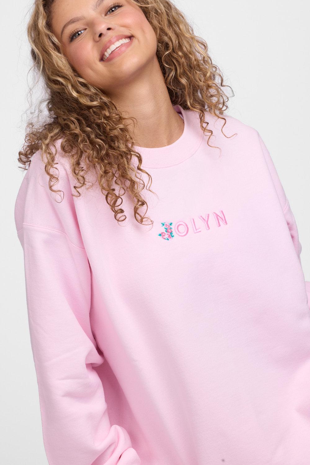 Roxanne Oversized Fleece Crewneck - Gloria Female Product Image
