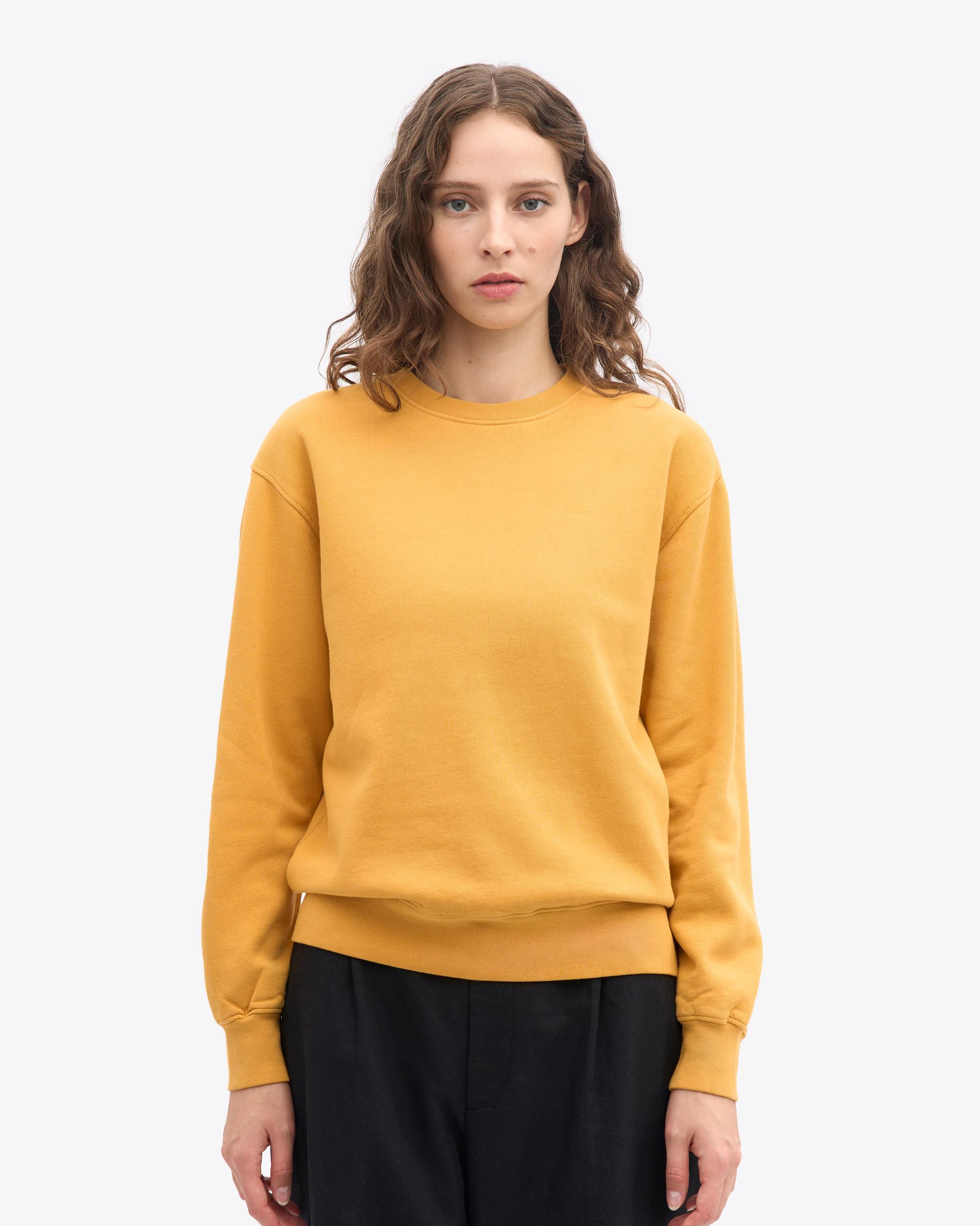 Women Classic Organic Crew - Burned Yellow Product Image