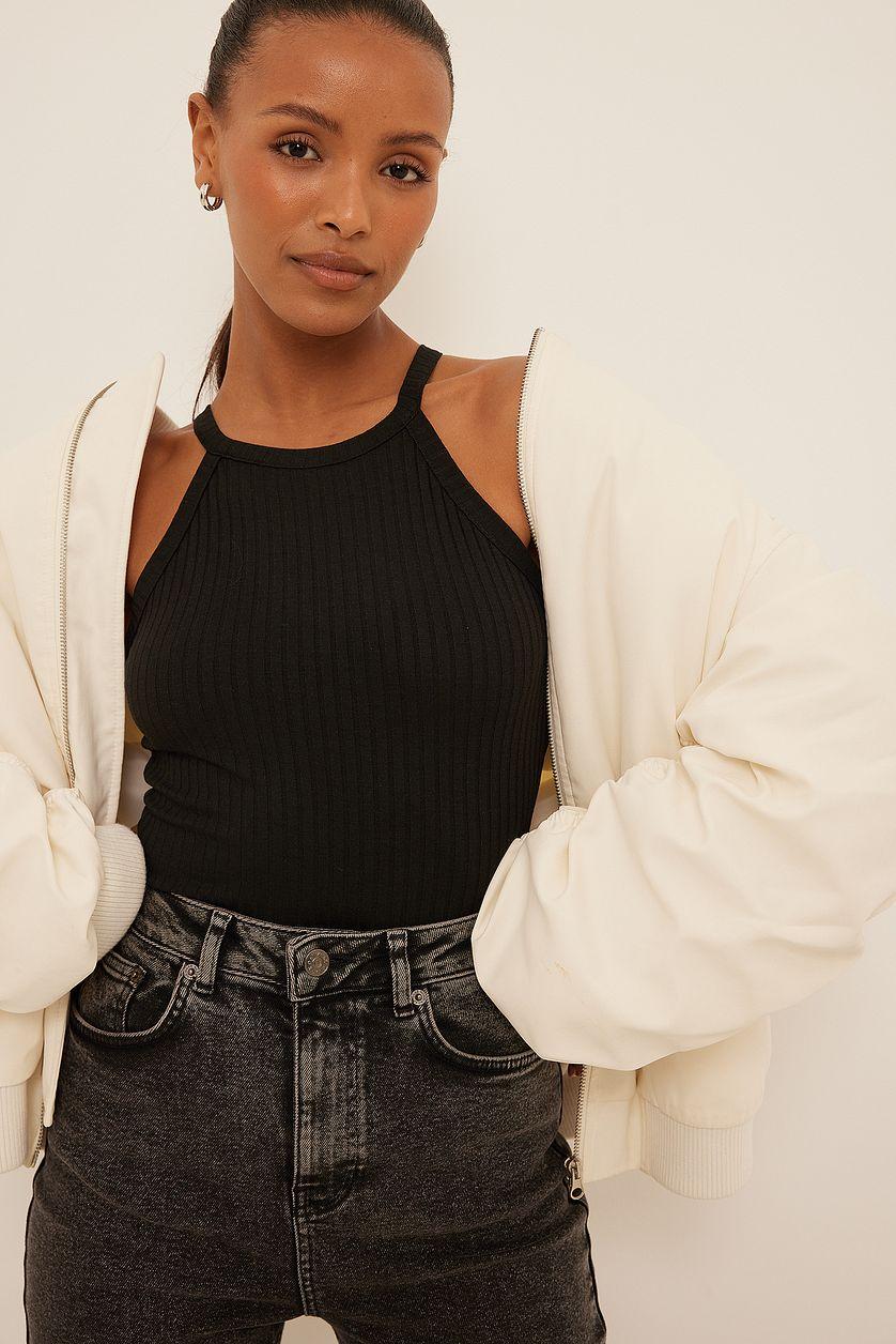 High Neck Ribbed Body Product Image