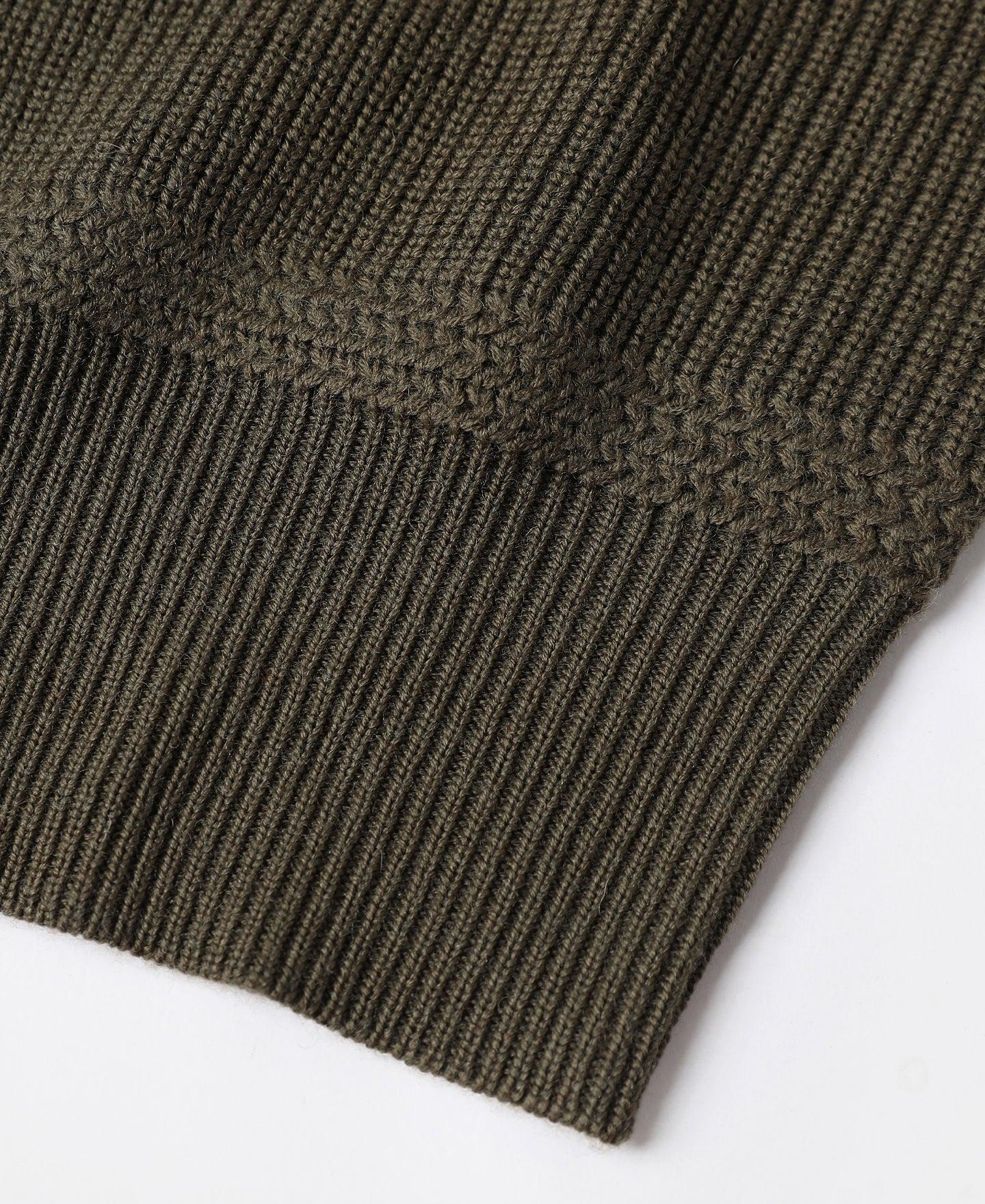 US Army High Neck Wool Sweater - Olive Product Image