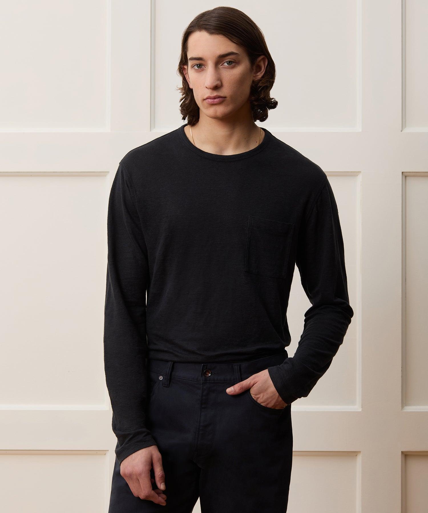 Linen Jersey Pocket Tee Product Image