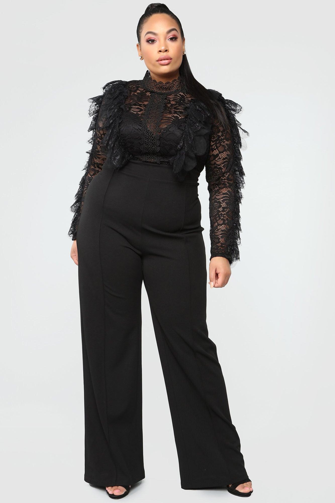 In My Shadow Jumpsuit - Black Product Image
