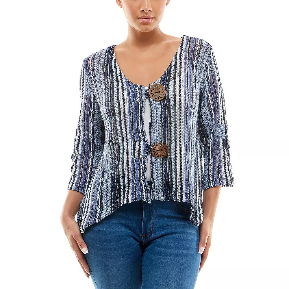 Women's Nina Leonard Button-Front Bolero,  Product Image