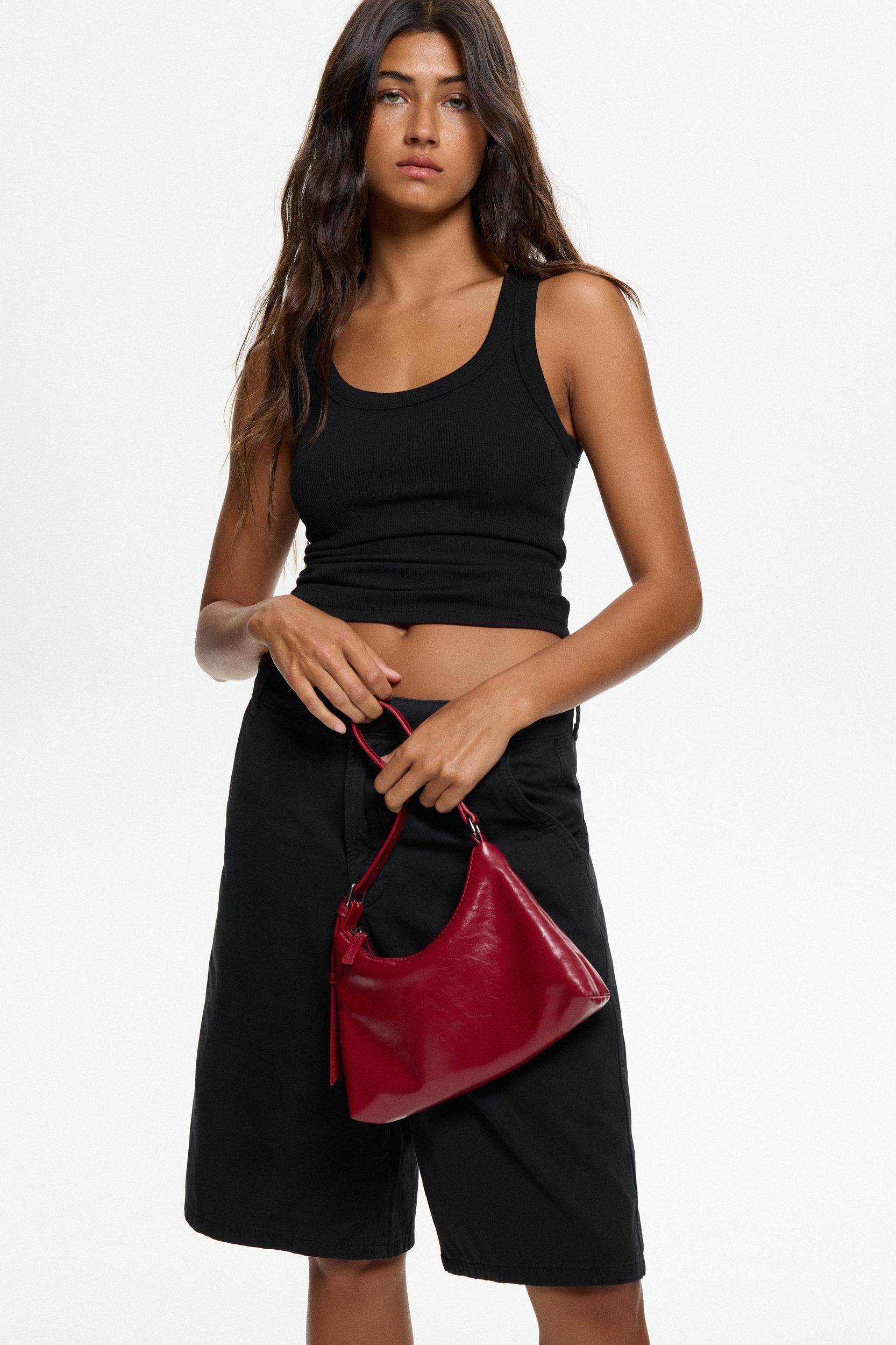 Shoulder bag with buckles Product Image