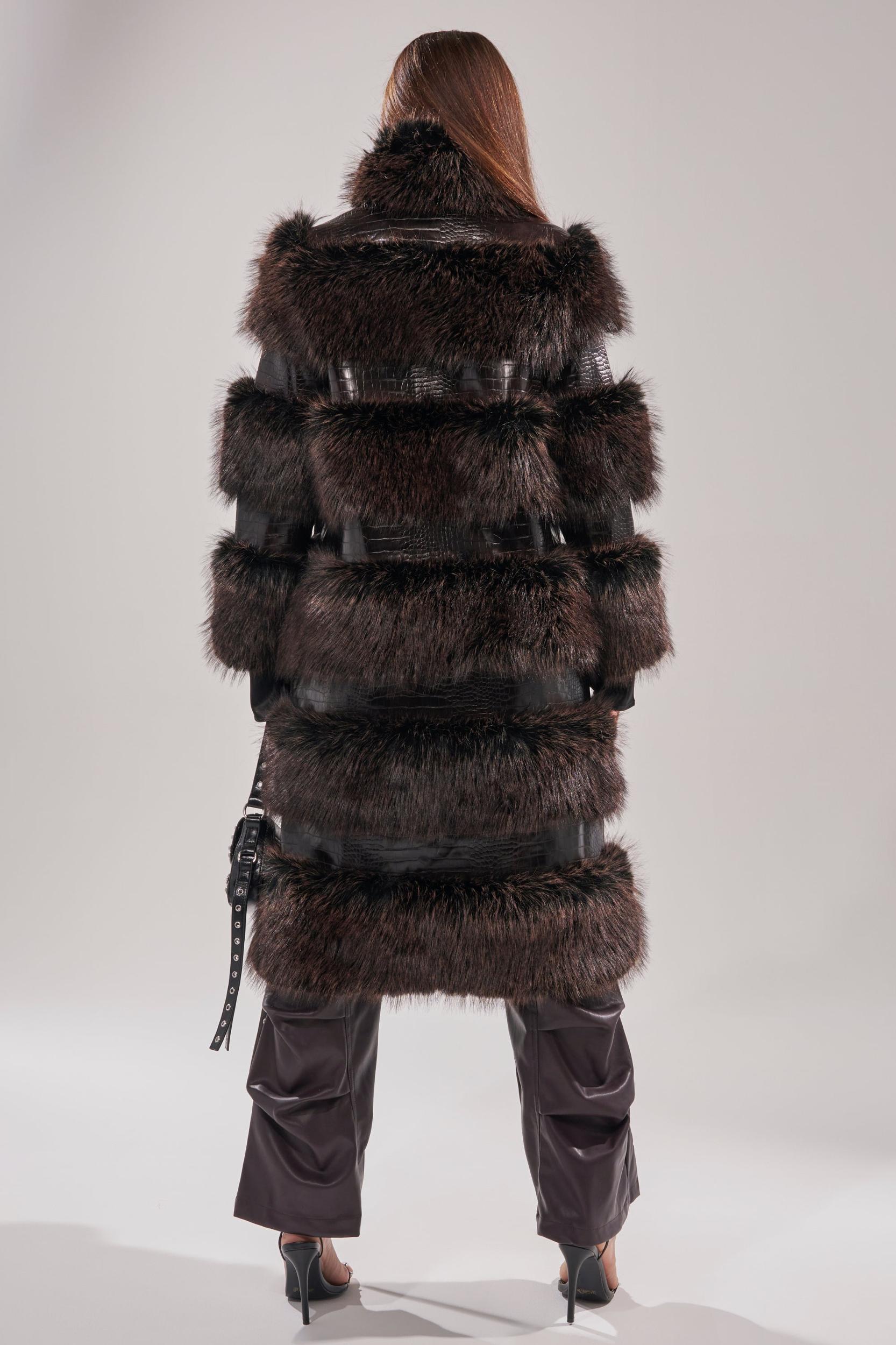 MOXIE FUR TRIM TRENCH Product Image
