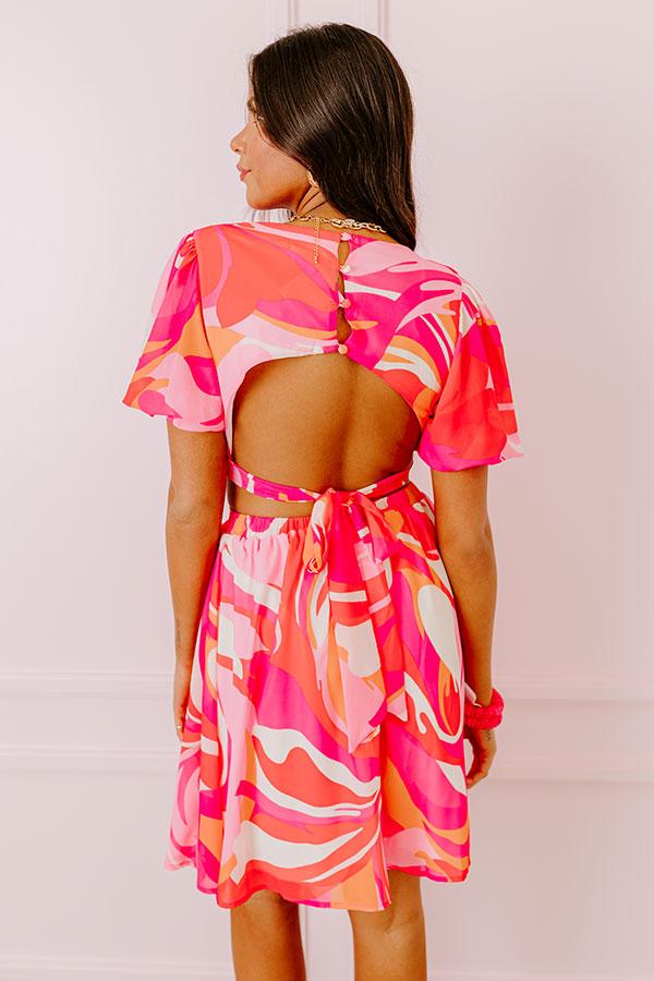 Flirtatious Flair Cut Out Mini Dress Product Image