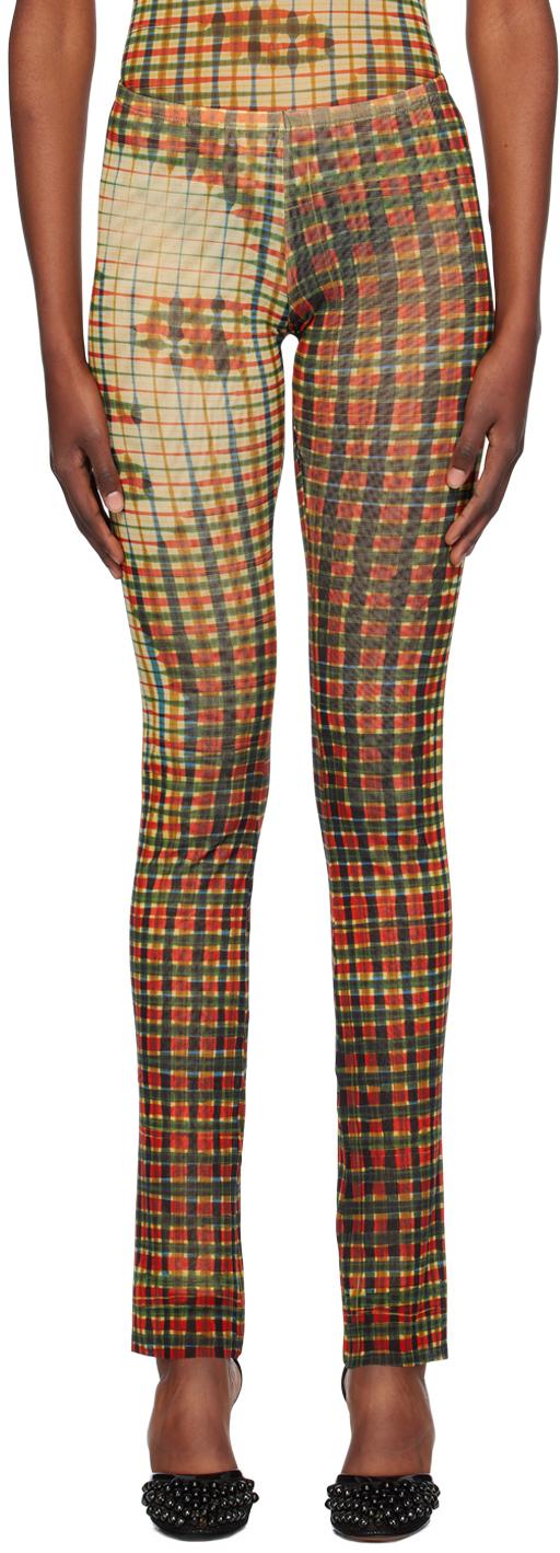Multicolor Check Lounge Pants Product Image