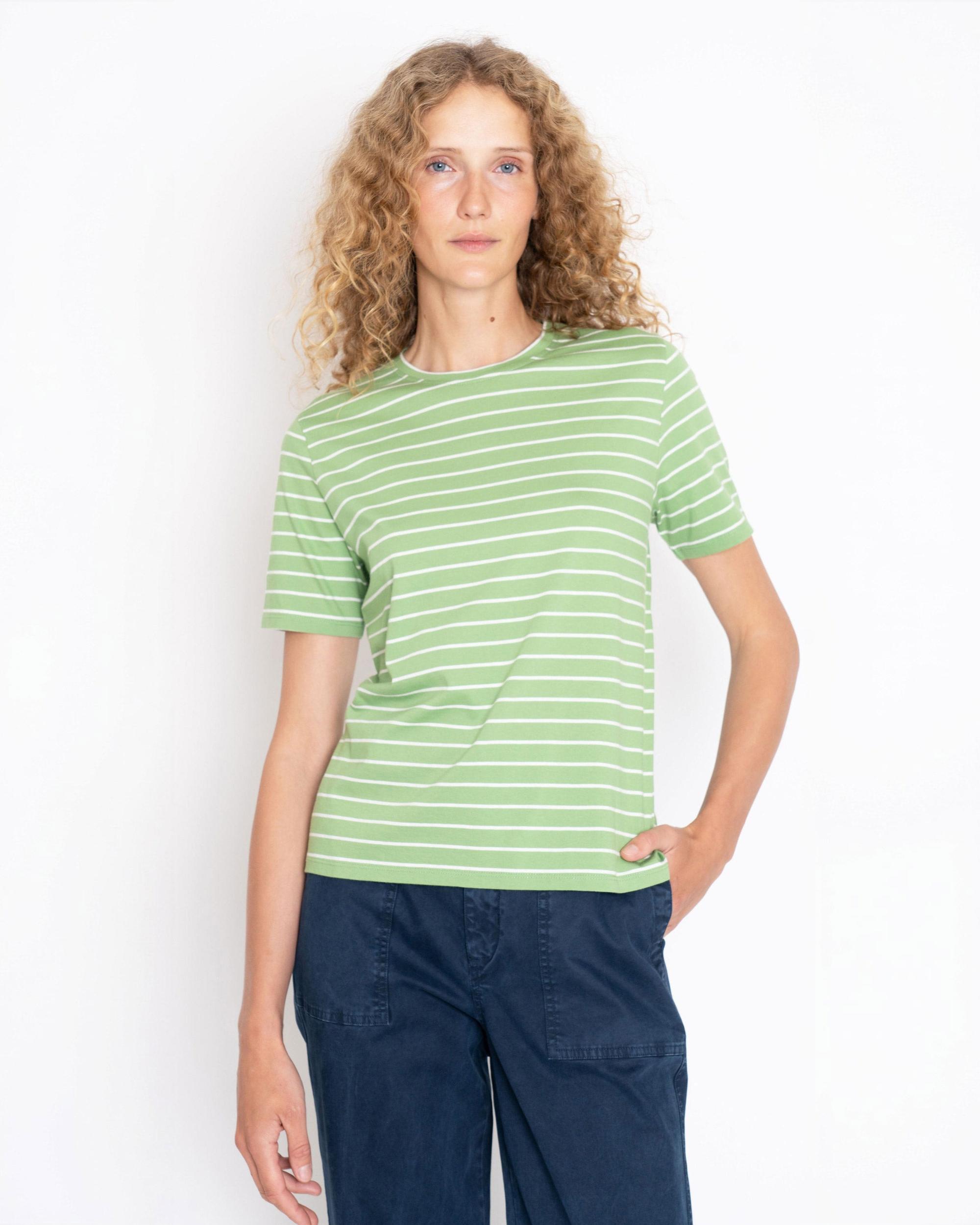 The Modern - Avocado/White Pinstripe Female Product Image