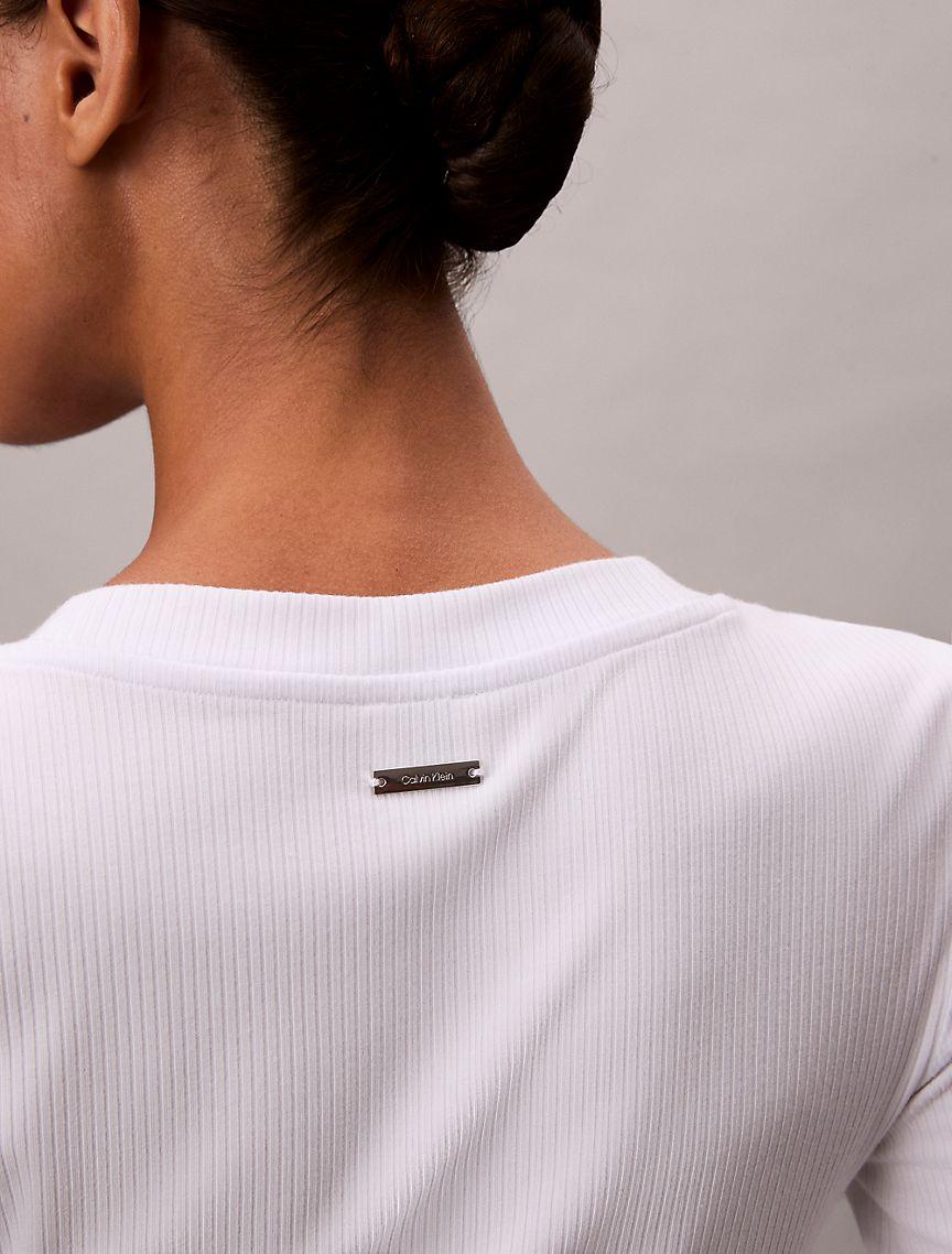 Modal Stretch Rib Slim T-Shirt Product Image