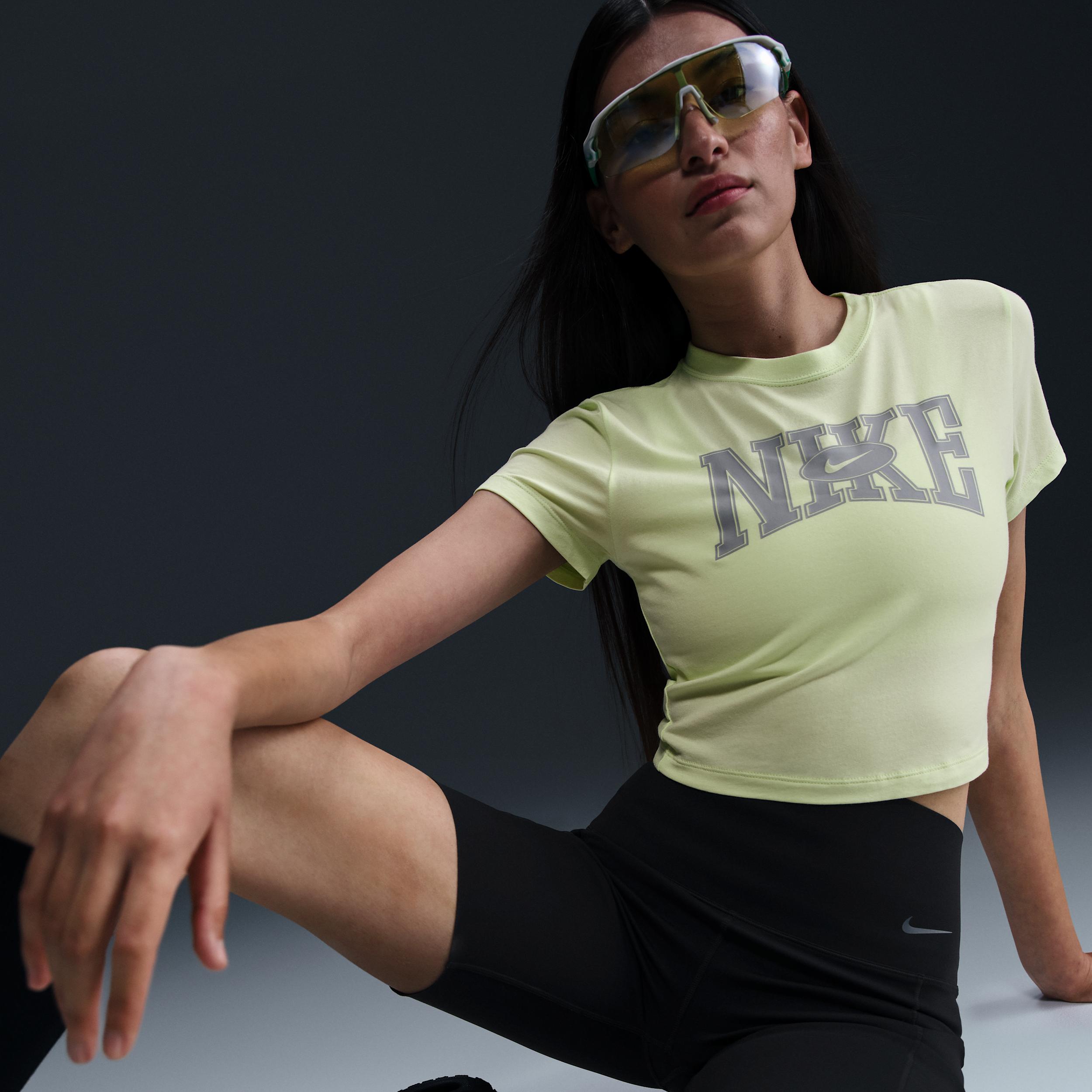 Womens Nike Sportswear Slim Cropped T-Shirt | HQ1709-360 Product Image