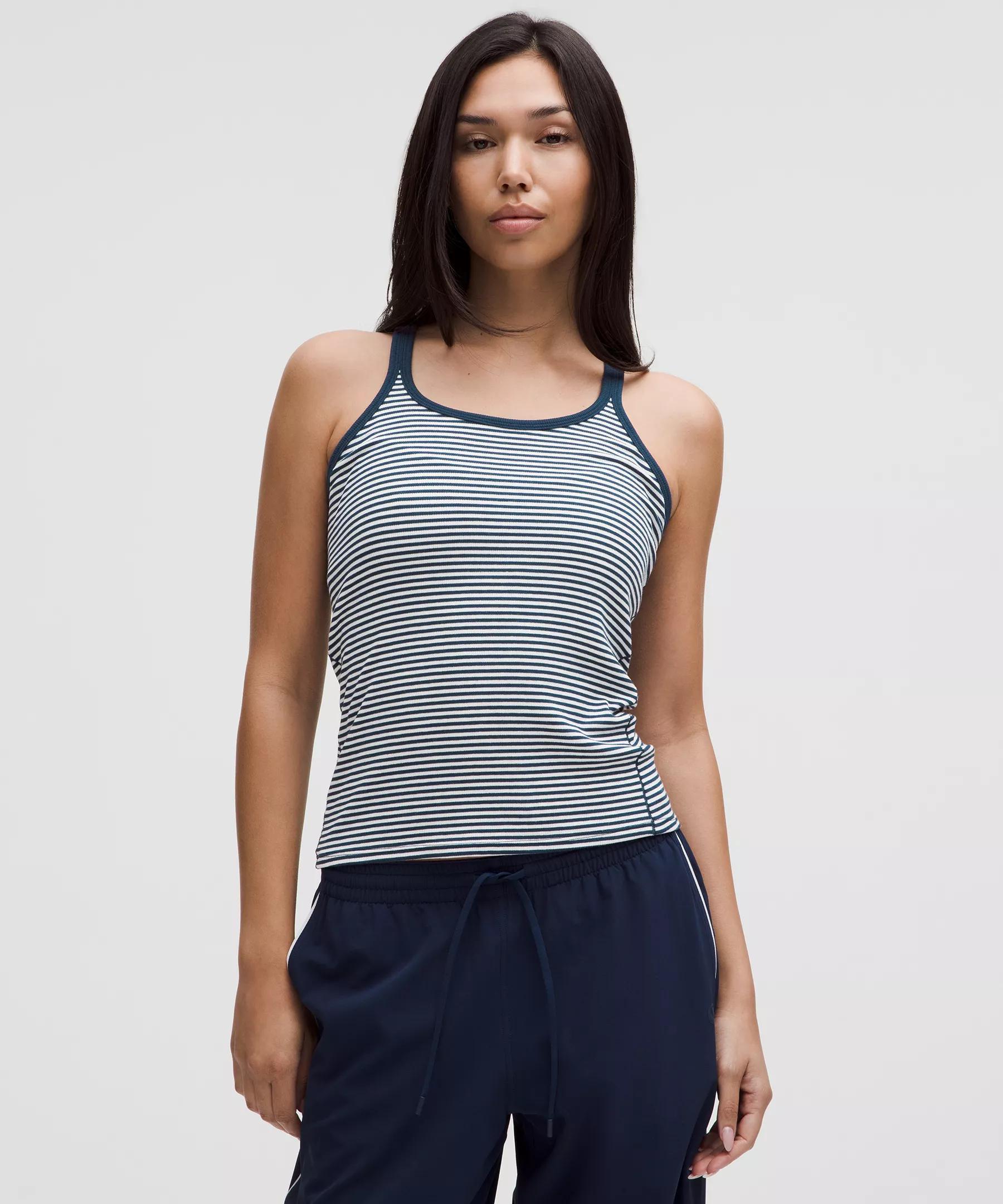 Hold Tight Thin Strap Racerback Tank Top Product Image