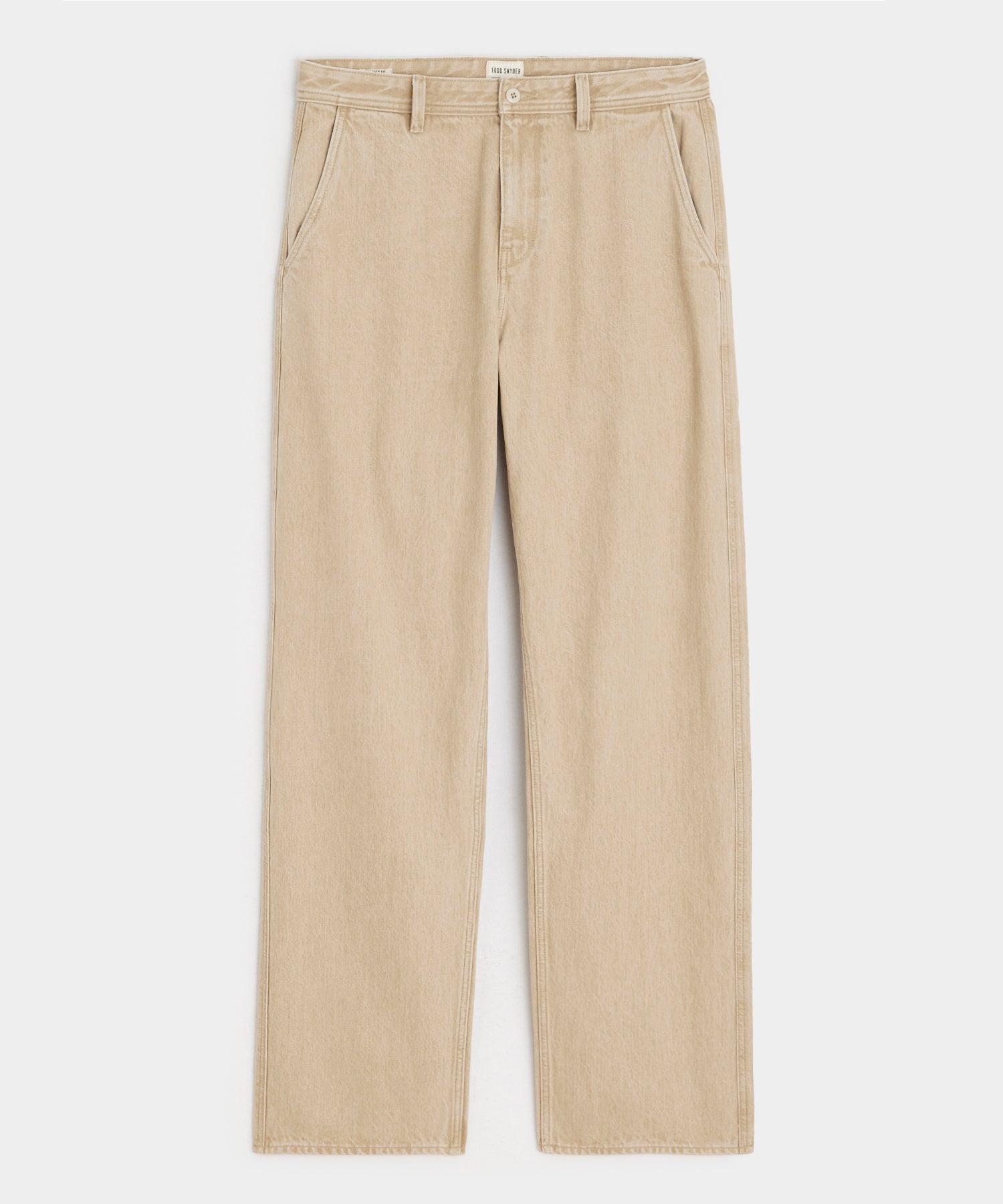 Relaxed Self Belted Denim Pant Male Product Image