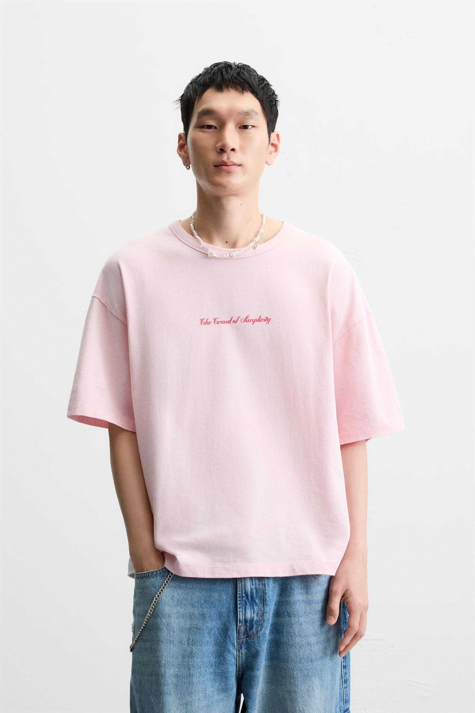 PRINTED TEXT T-SHIRT Product Image