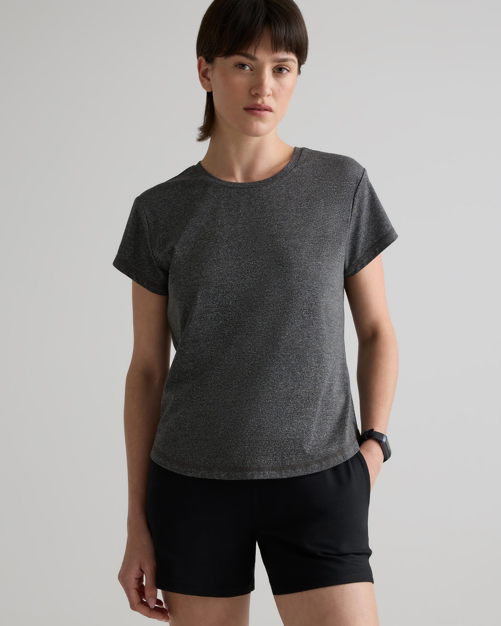 Quince | Women's Super Soft Performance T-Shirt Flowknit Activewear, Size XS, 100% Polyester Product Image