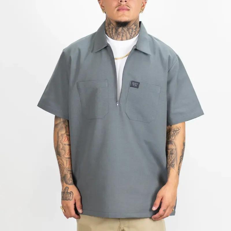 FB County Short Sleeve Zip Shirt Male Product Image