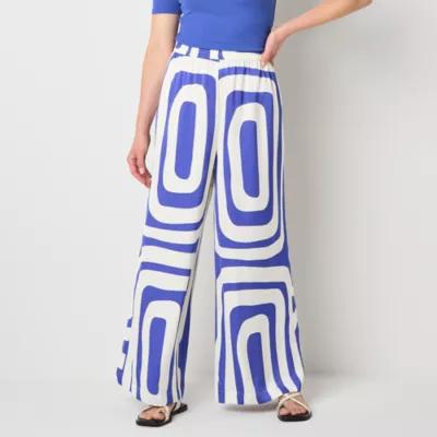 Worthington Womens Straight Pull-On Pant Product Image