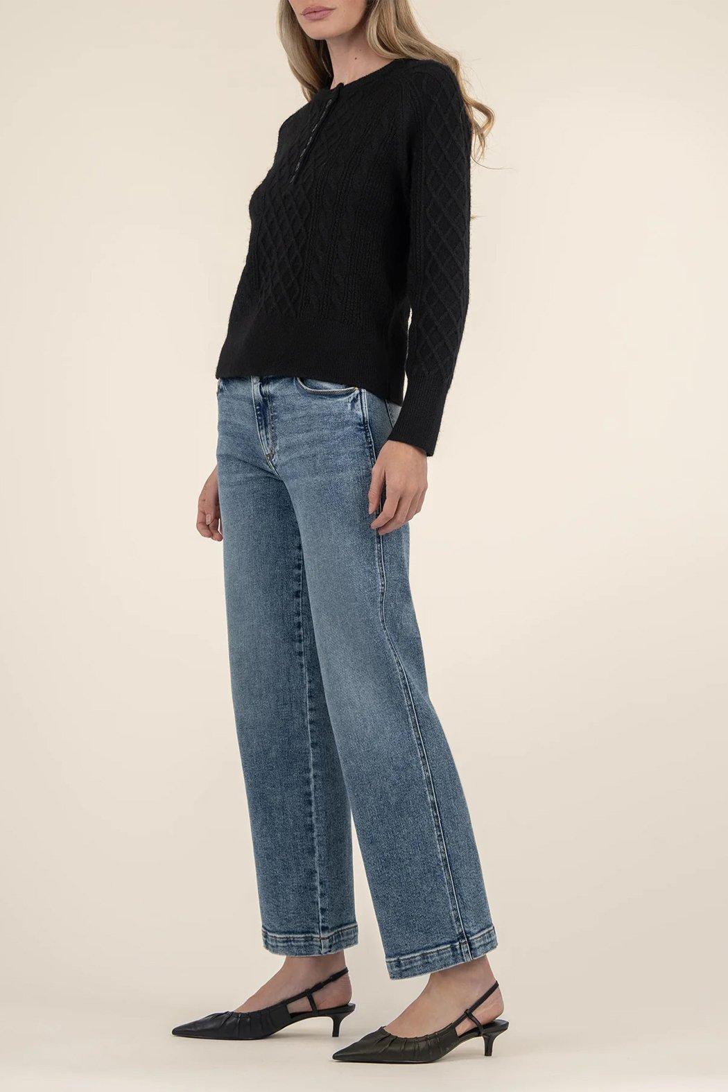 Lacey Henley Sweater Product Image