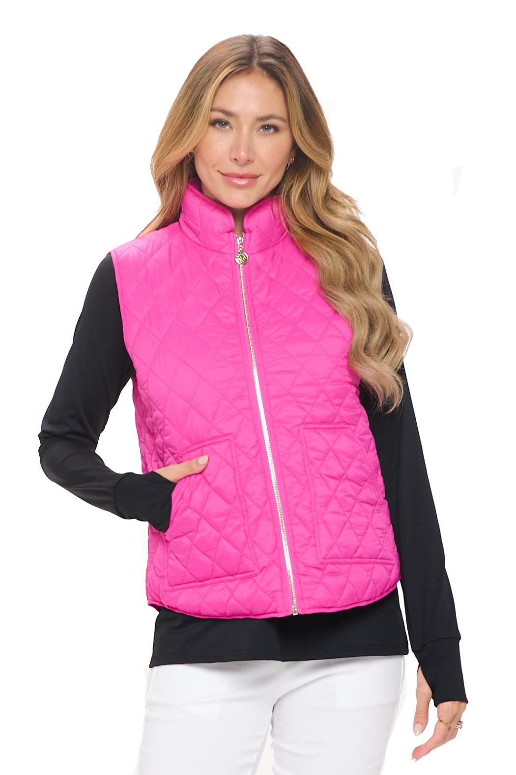 Pink Puffer Vest Product Image