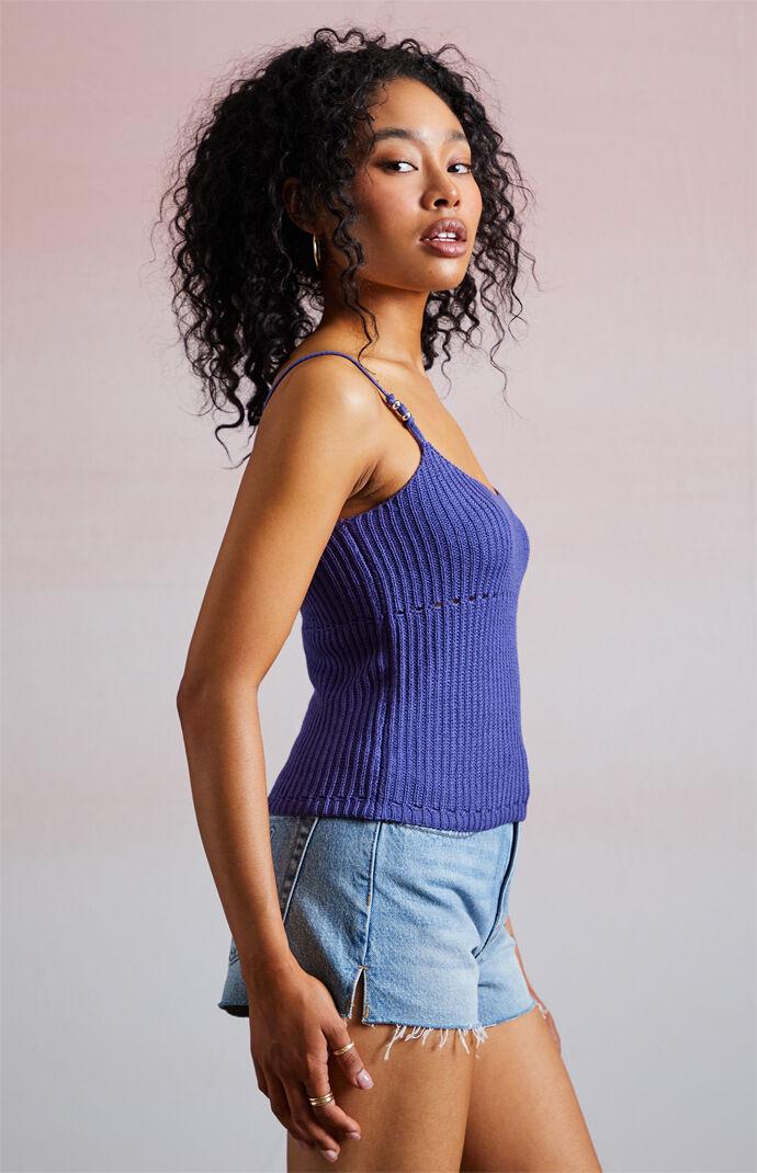 Hyacinth Crochet Charm Tank Top Product Image