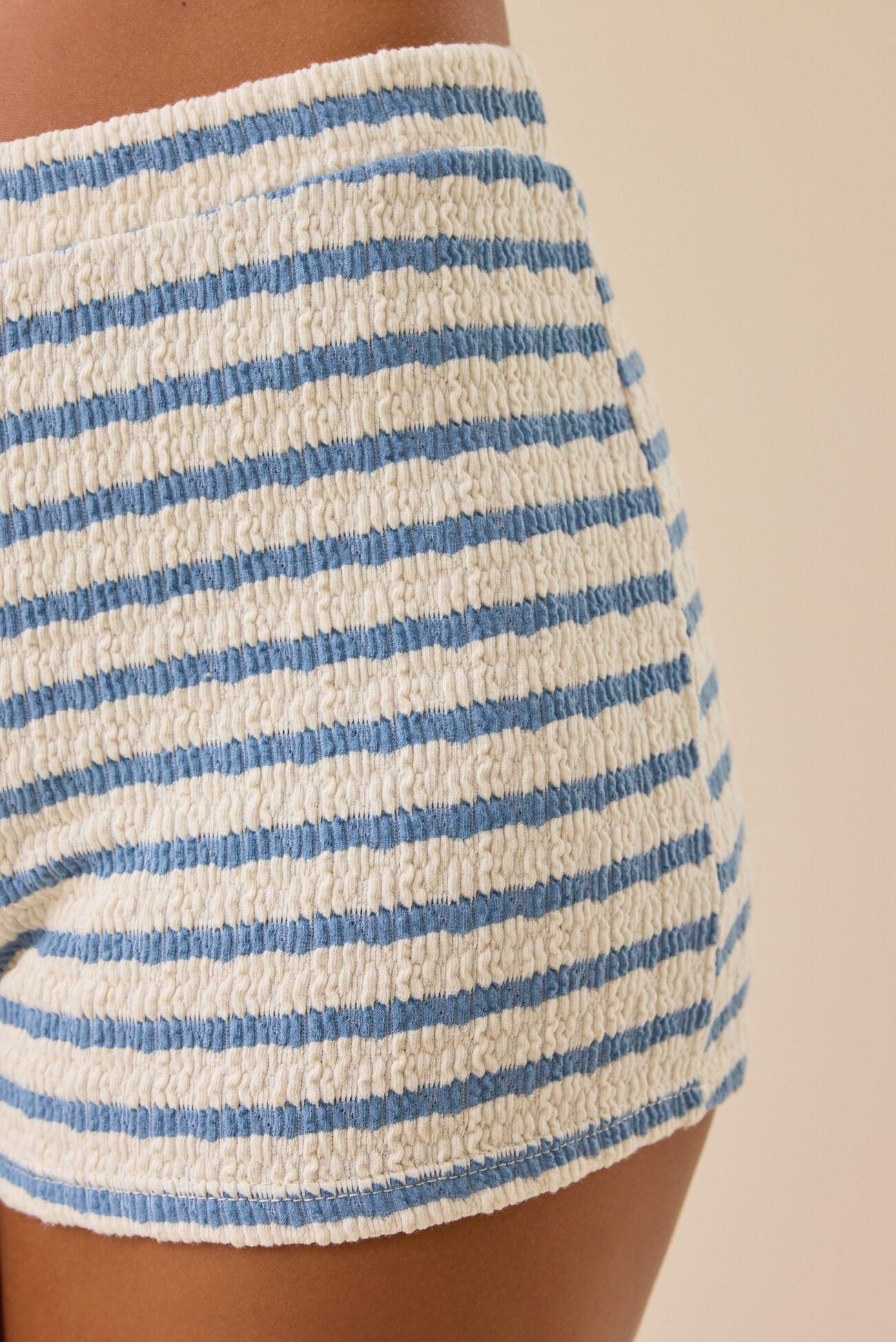 Misha Striped Micro Shorts Product Image