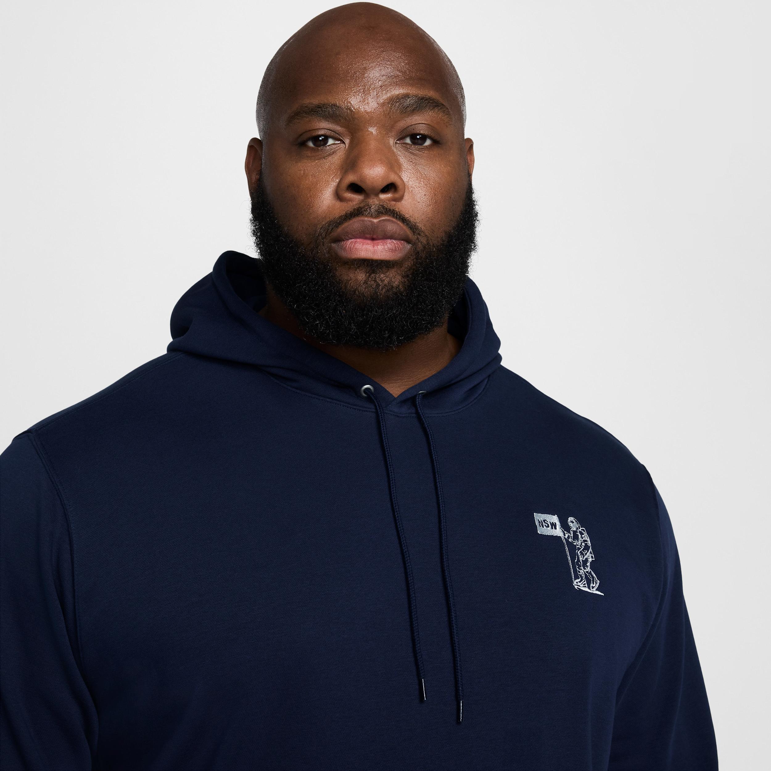 Nike Mens Club French Terry Hoodie | HJ2177-010 Product Image