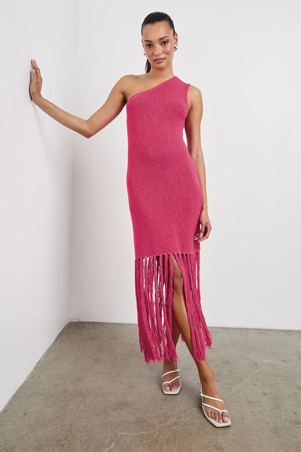 Antonia Dress- Raspberry Product Image