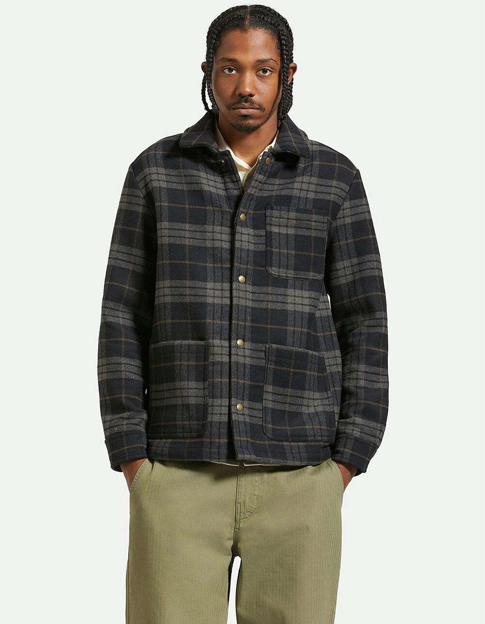 BRIXTON Shop Mens Chore Coat - BLACK COMBO Product Image