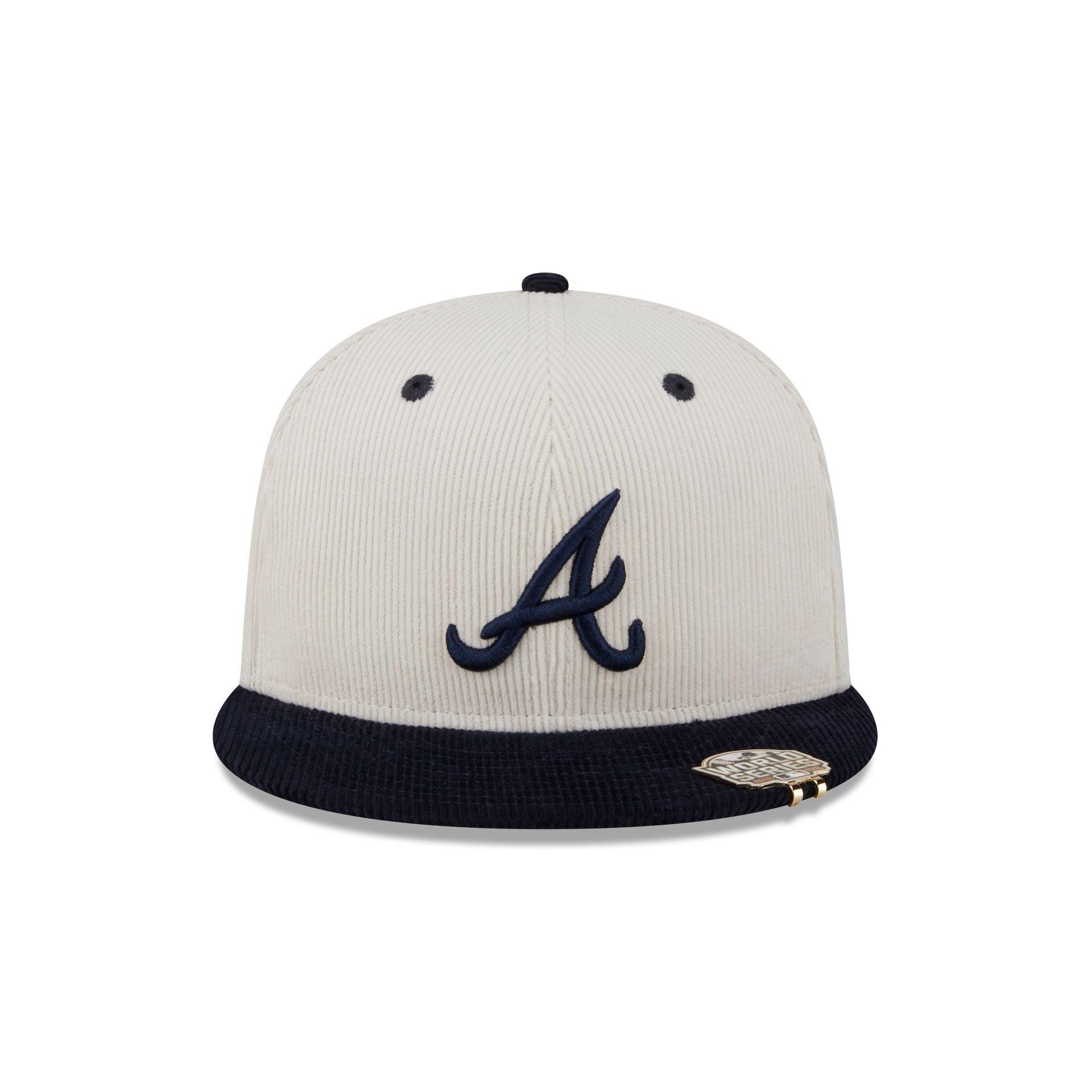Atlanta Braves Two Tone Cord 59FIFTY Fitted Hat Male Product Image