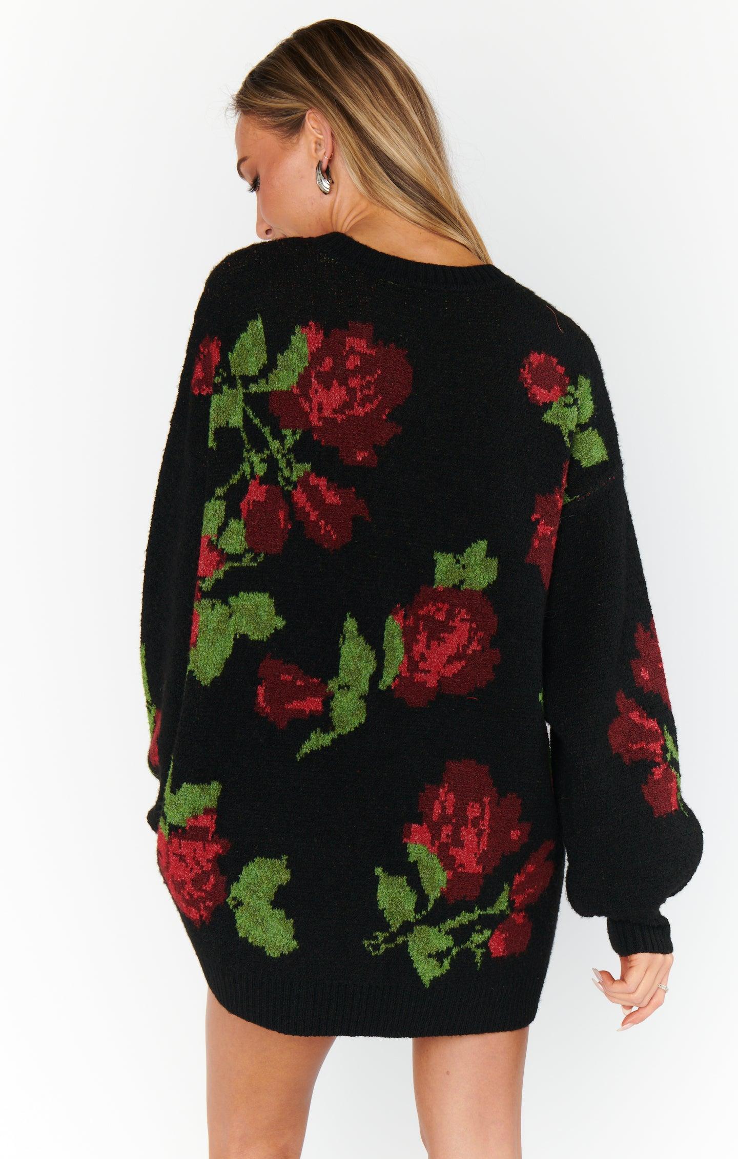 Summit Sweater ~ Send Me Roses Knit Product Image