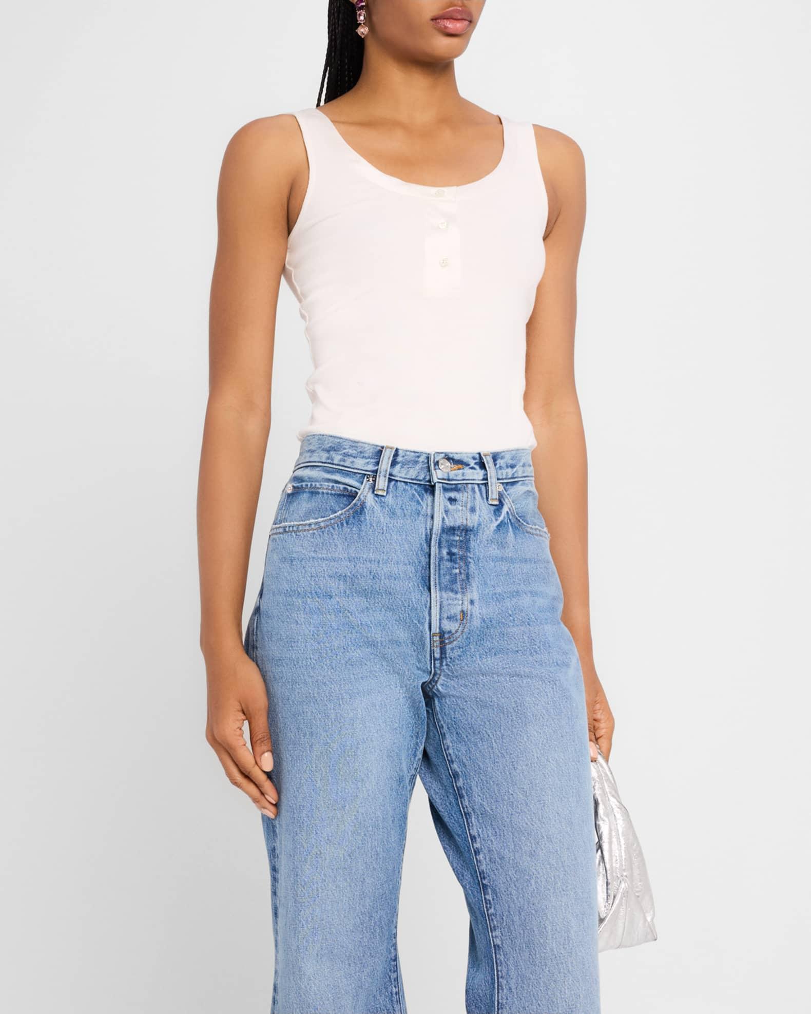 The Satin Trim Tank Top Product Image