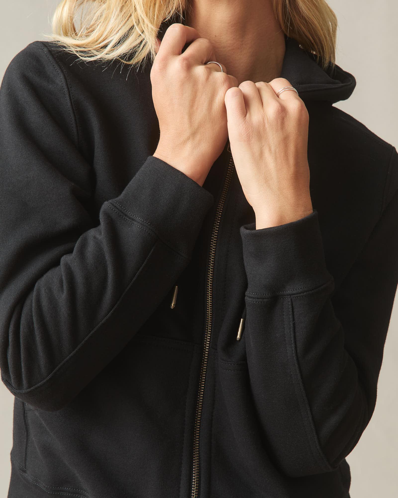 Women's Relaxed Classic Full Zip 2.0 - Black Product Image