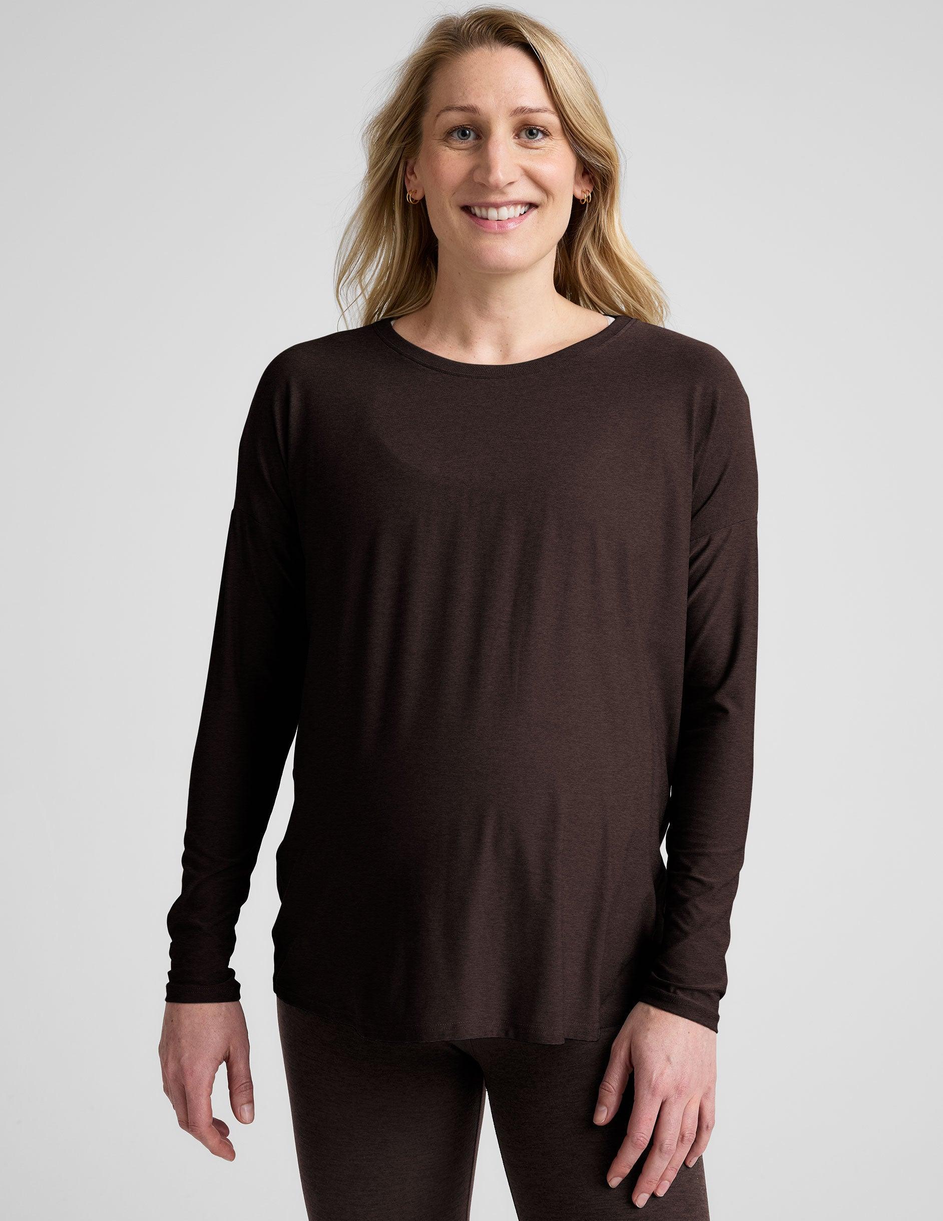 Featherweight Feels Like Home Long Sleeve Maternity Top Product Image