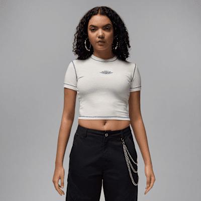 Jordan Rare Air Women's Cropped Short-Sleeve T-Shirt Product Image