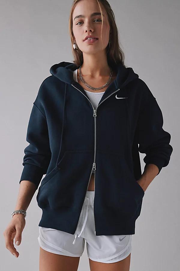 Nike Sportswear Phoenix Fleece Full-Zip Oversized Hoodie Sweatshirt Womens at Urban Outfitters Product Image