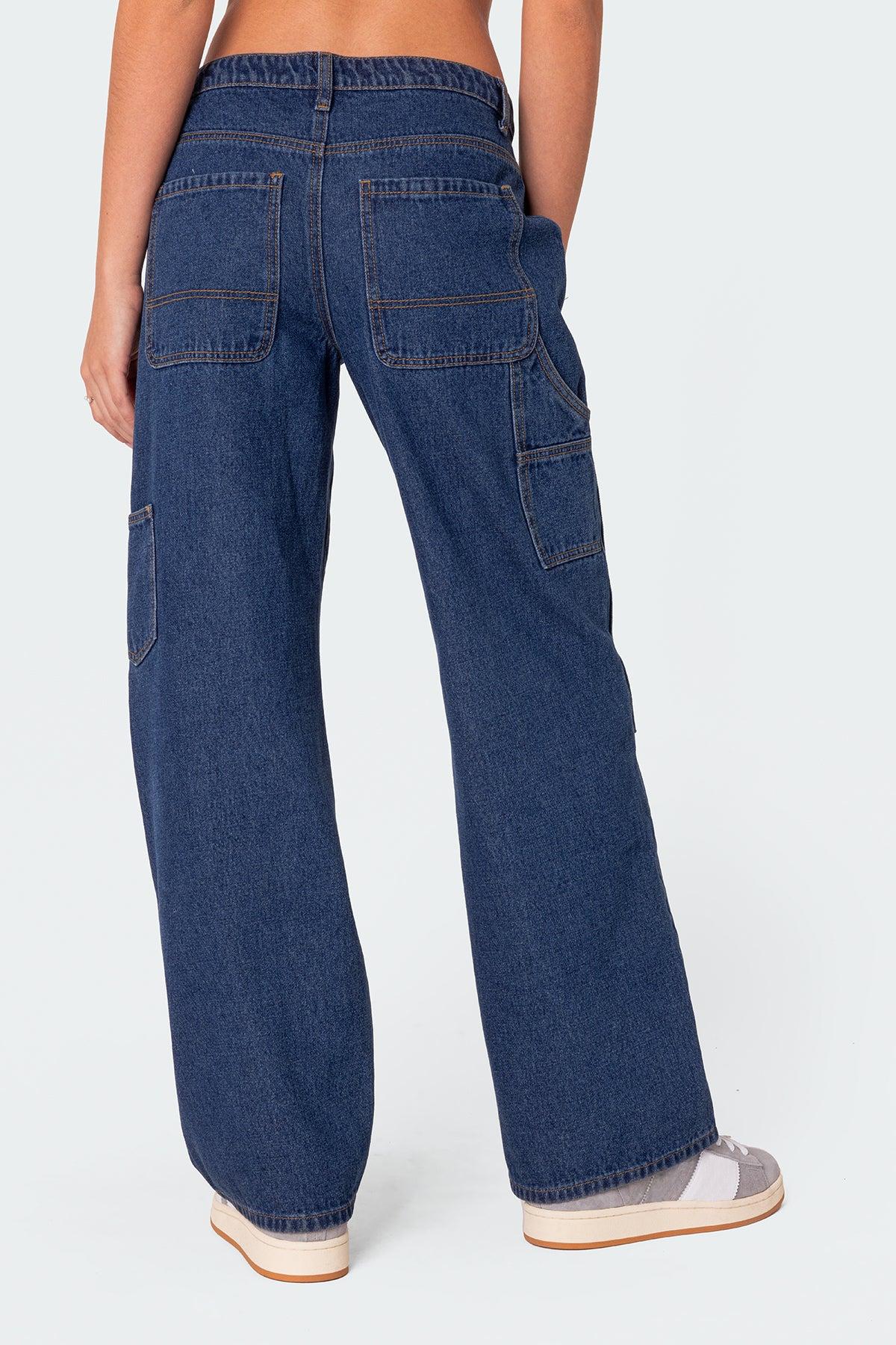 Ayla Low Rise Baggy Carpenter Jeans Product Image