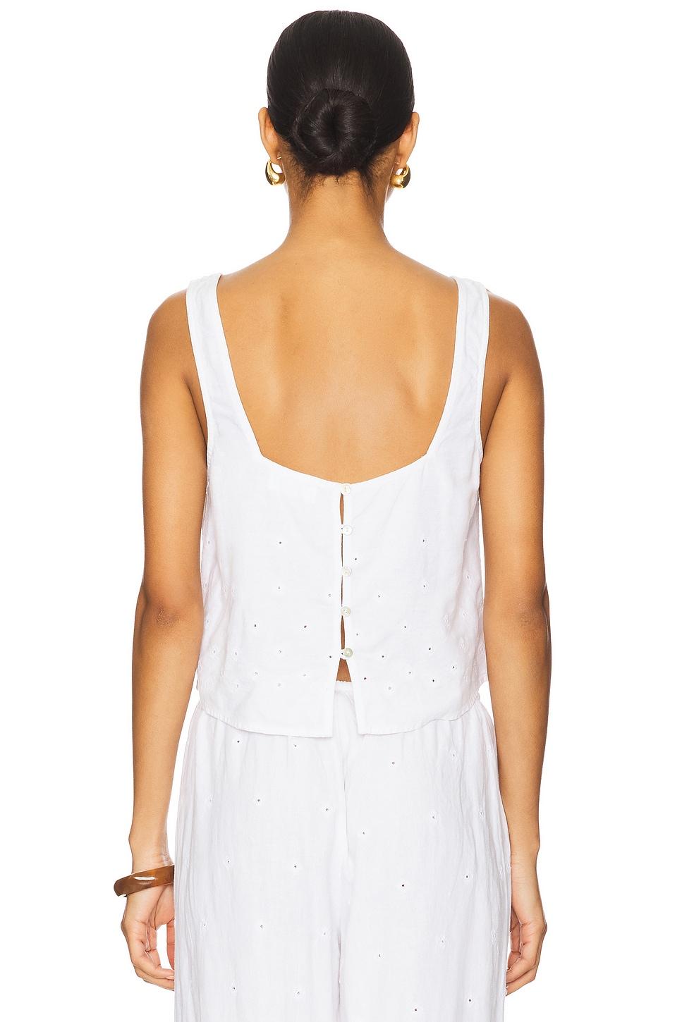Square Neck Button Back Tank Bella Dahl Product Image