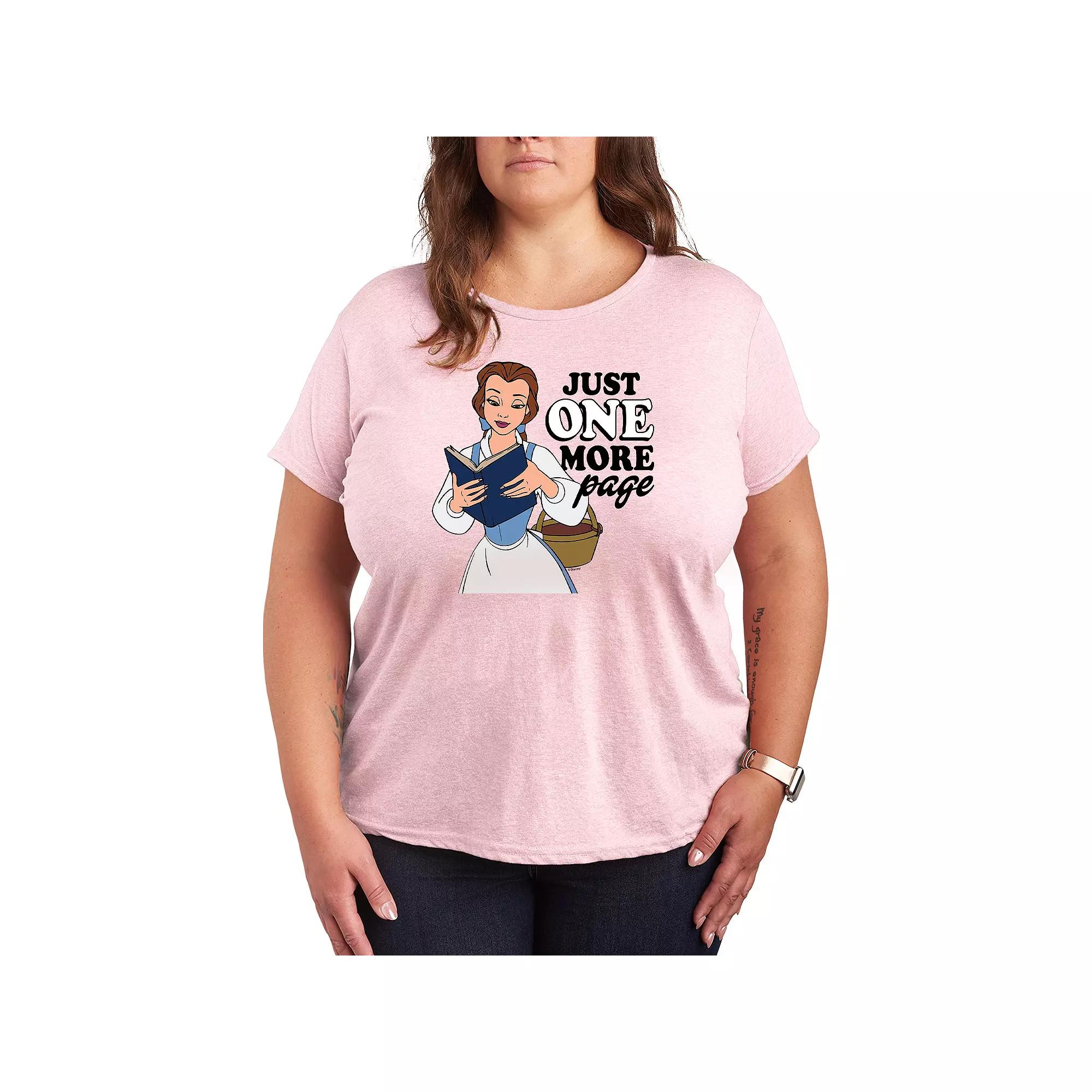 Disney Princess Belle Plus One More Page Graphic Tee, Women's,  Product Image