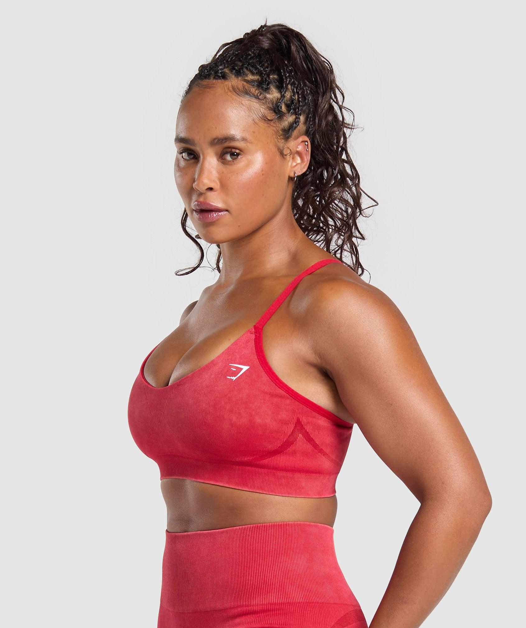 Gains Seamless Washed Sports Bra Product Image