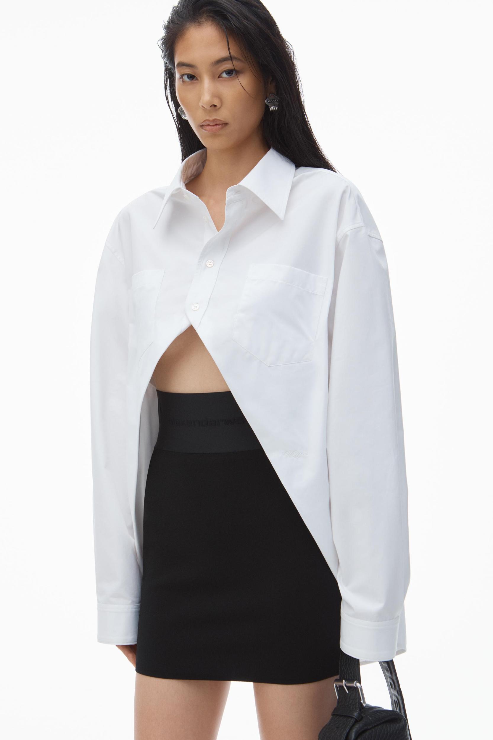 Miniskirt With Logo Elastic Product Image