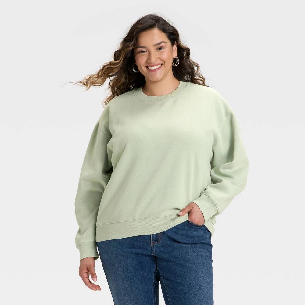 Women's Pullover Sweatshirt - Universal Thread™ Cream XS Product Image