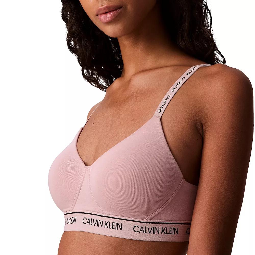 Women's Calvin Klein Archive Logo Lightly Lined Bralette QF6094,  Product Image