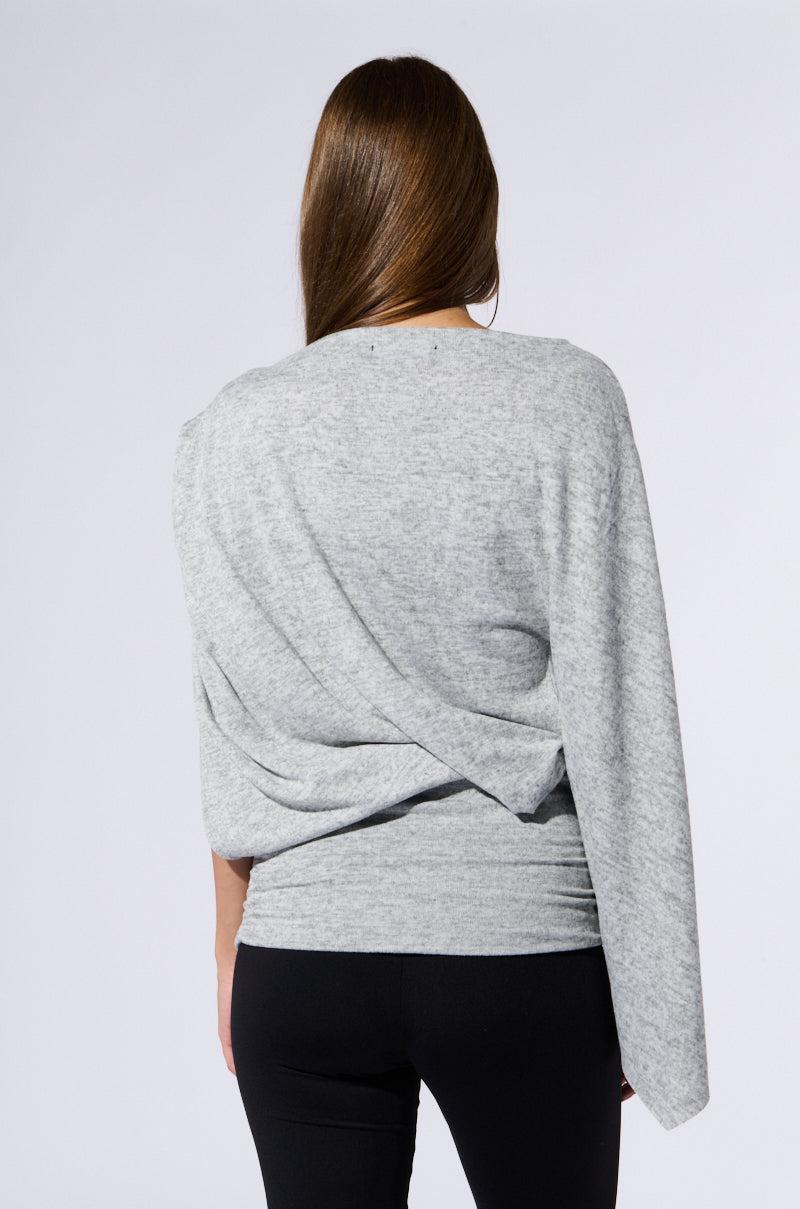 MARIAH COLD SHOULDER SWEATER Product Image
