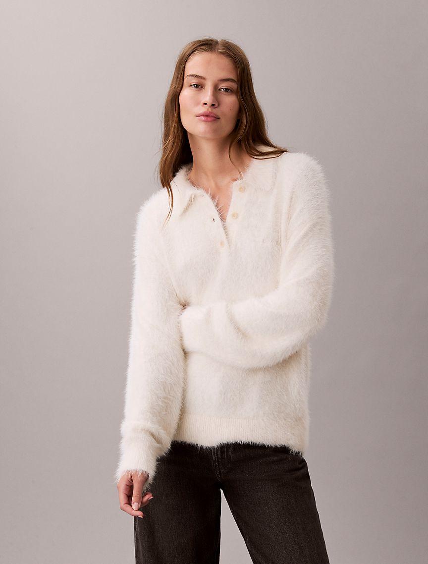 Soft Polo Relaxed Sweater Product Image