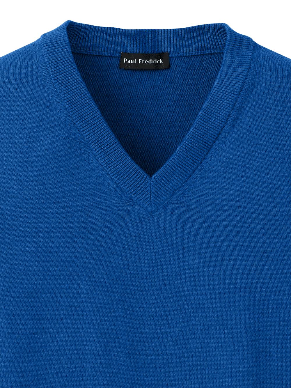 Supima Cotton Vest - Blue Product Image