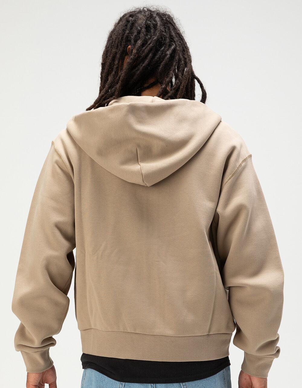 NIKE SB Essential Logo Mens Zip-Up Hoodie - TAN Product Image