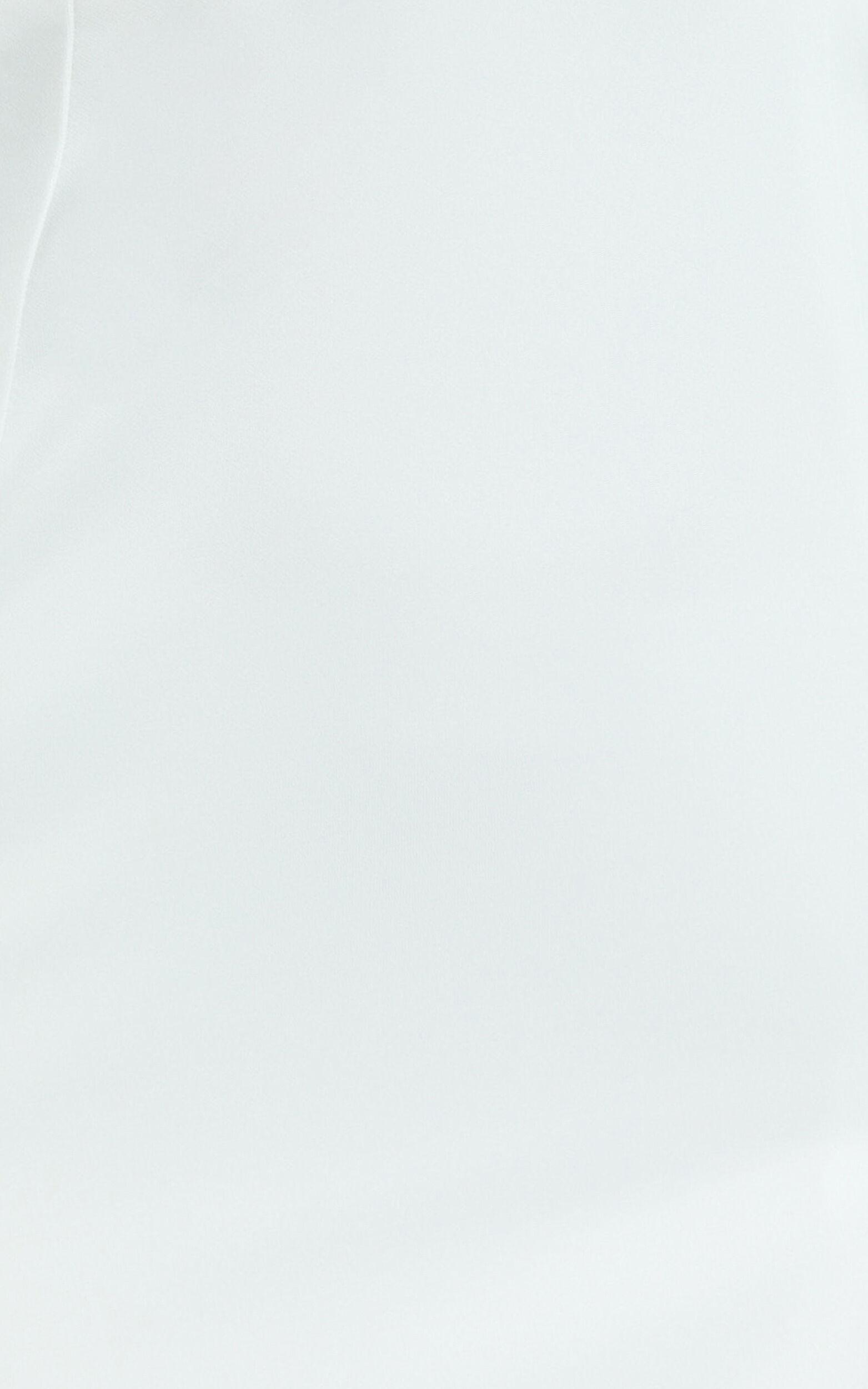 Miranda Maxi Dress - Plunge Halter Fit And Flare Dress in Off White Product Image