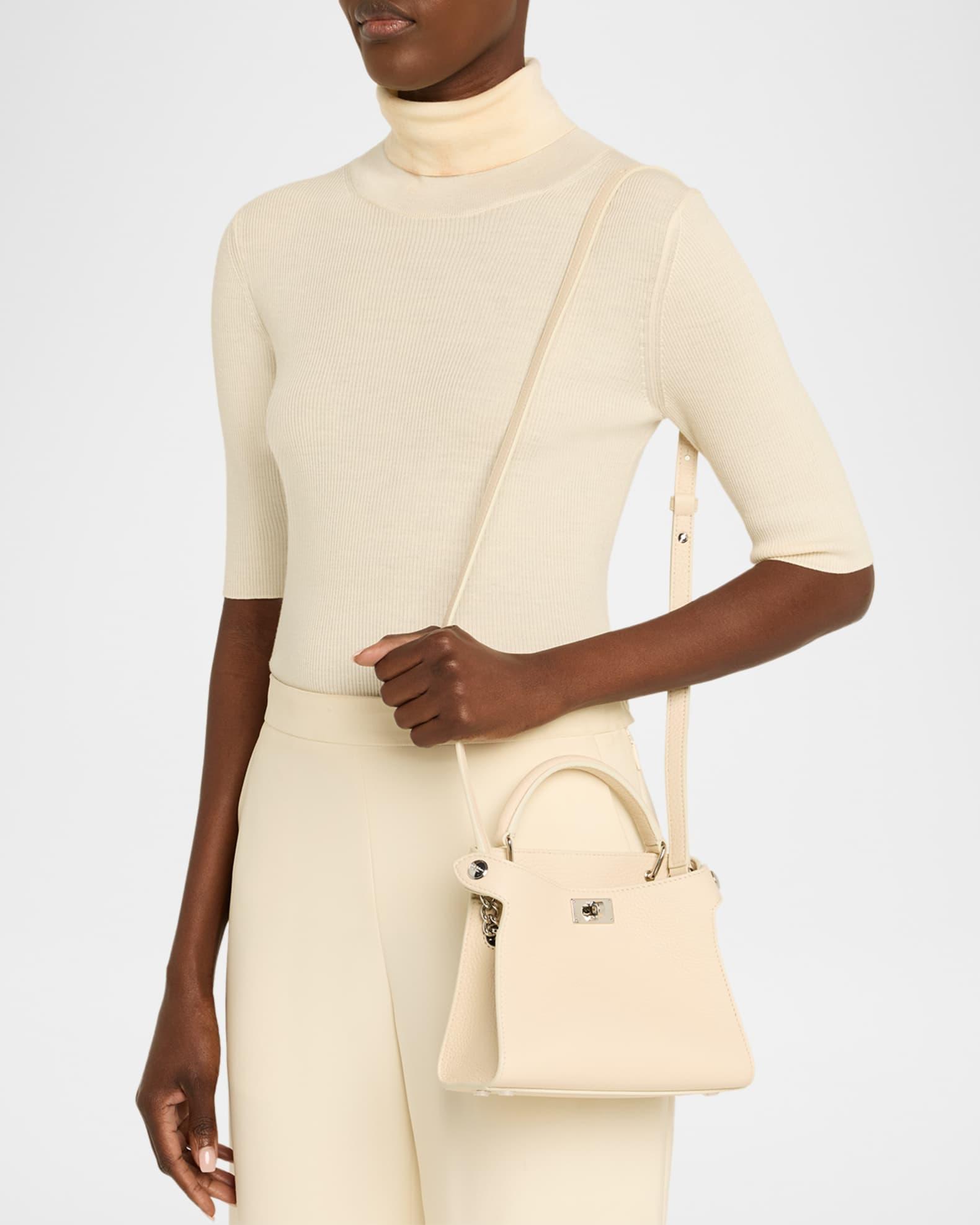 Lutece Nano Grained Leather Top-Handle Bag Product Image